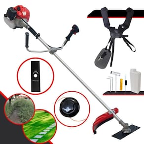 Roçadeira Aparador De Grama Anmax CG520-p TB Faca 2 Pontas
