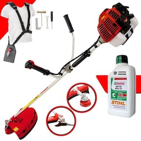 Máquina De Cortar Grama Kawashima Kw52-l 52cc + óleo Stihl