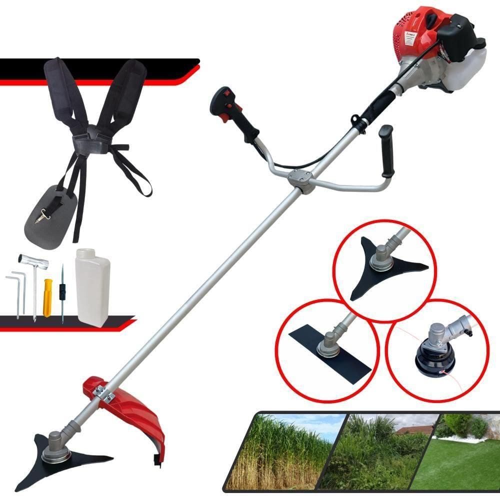 Roçadeira à Gasolina CG520P TB 52CC 2,2HP 2T + Faca 3 Pontas