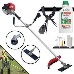 Máquina De Cortar Grama CG520P TB Anmax 52cc + Óleo Stihl 2T