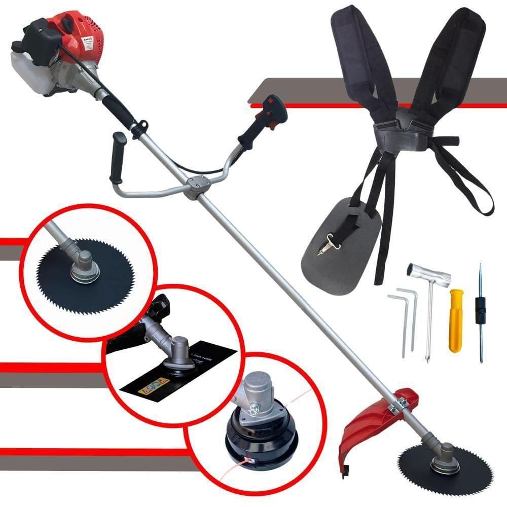 Roçadeira Lateral 43CC 2HP CG430P Anmax + Lâmina 80 Dentes