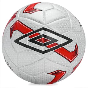 Bola de Futebol Society Umbro Attack Branca Preta e Vermelha