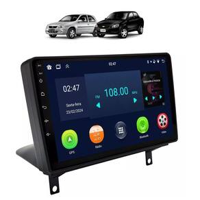 Kit Multimídia Corsa Classic 9 Pol Android Carplay Gps 2/32GB - 915BR ROADSTAR