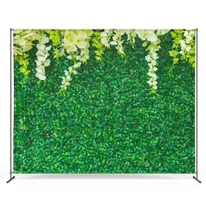 Pano de fundo fotográfico Zink Leaves sem rugas 137 cm x 183 cm