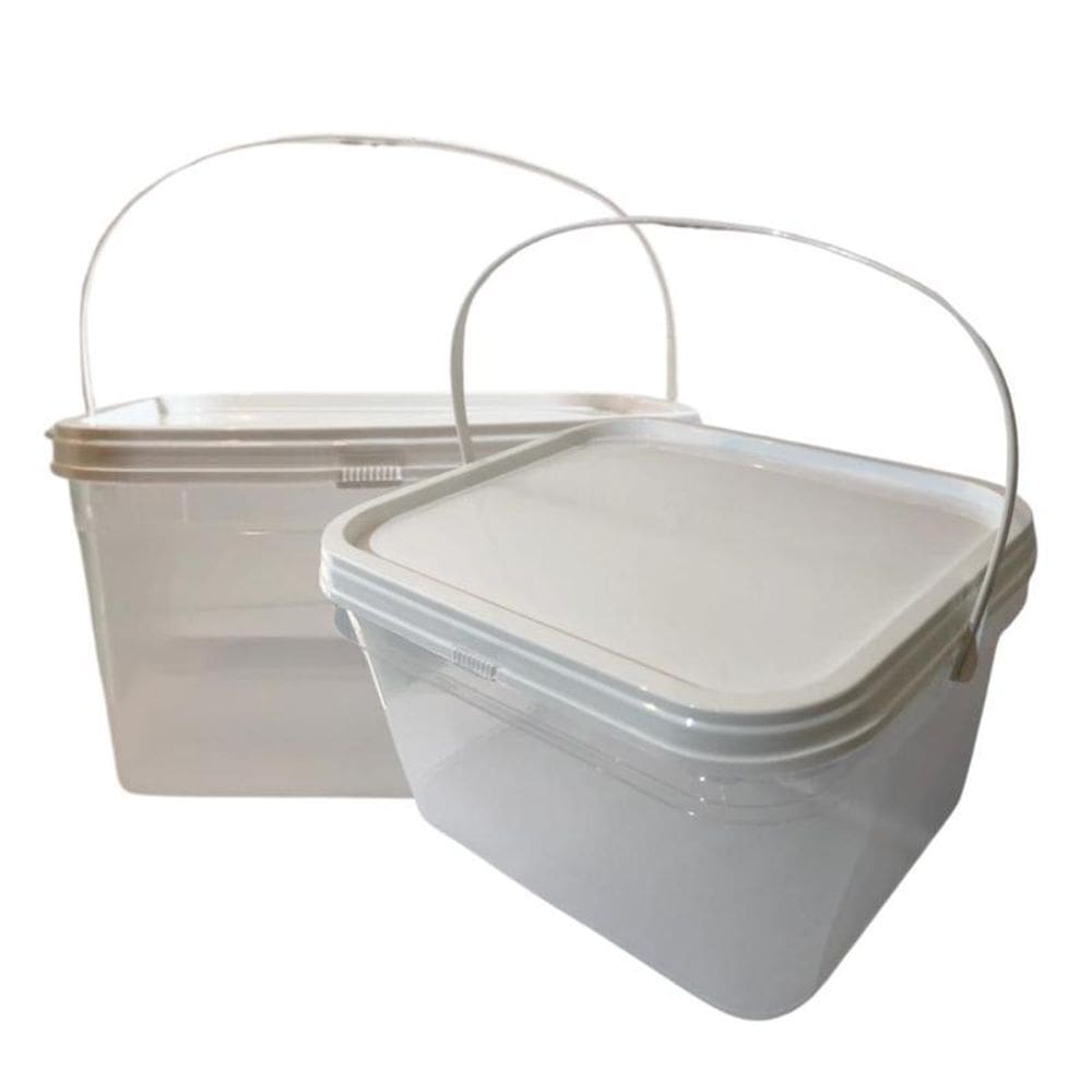 Balde Para Balas Transparente 2.4L