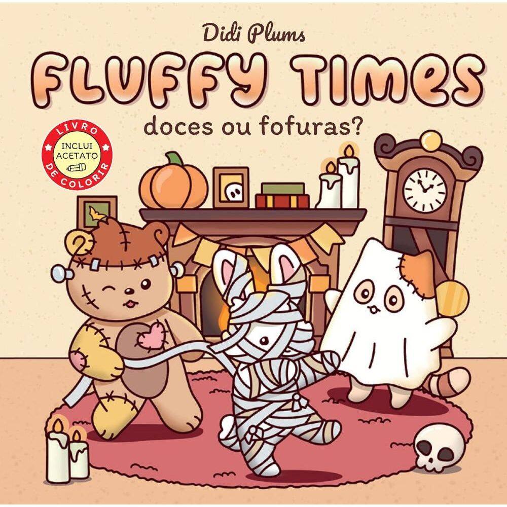 Doces ou fofuras? – Livro de colorir Fluffy Times – Livro 4 (0304)