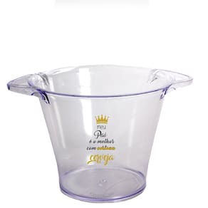 Balde De Gelo Personalizado Dia Dos Pais Tema Cerveja