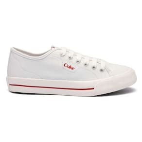Tênis Coca Cola Chandler Town Feminino Casual Básico Branco