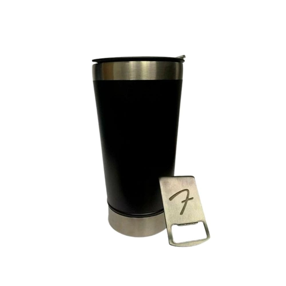 Copo Térmico Fender Com Abridor de Garrafa Acoplado 591 ML