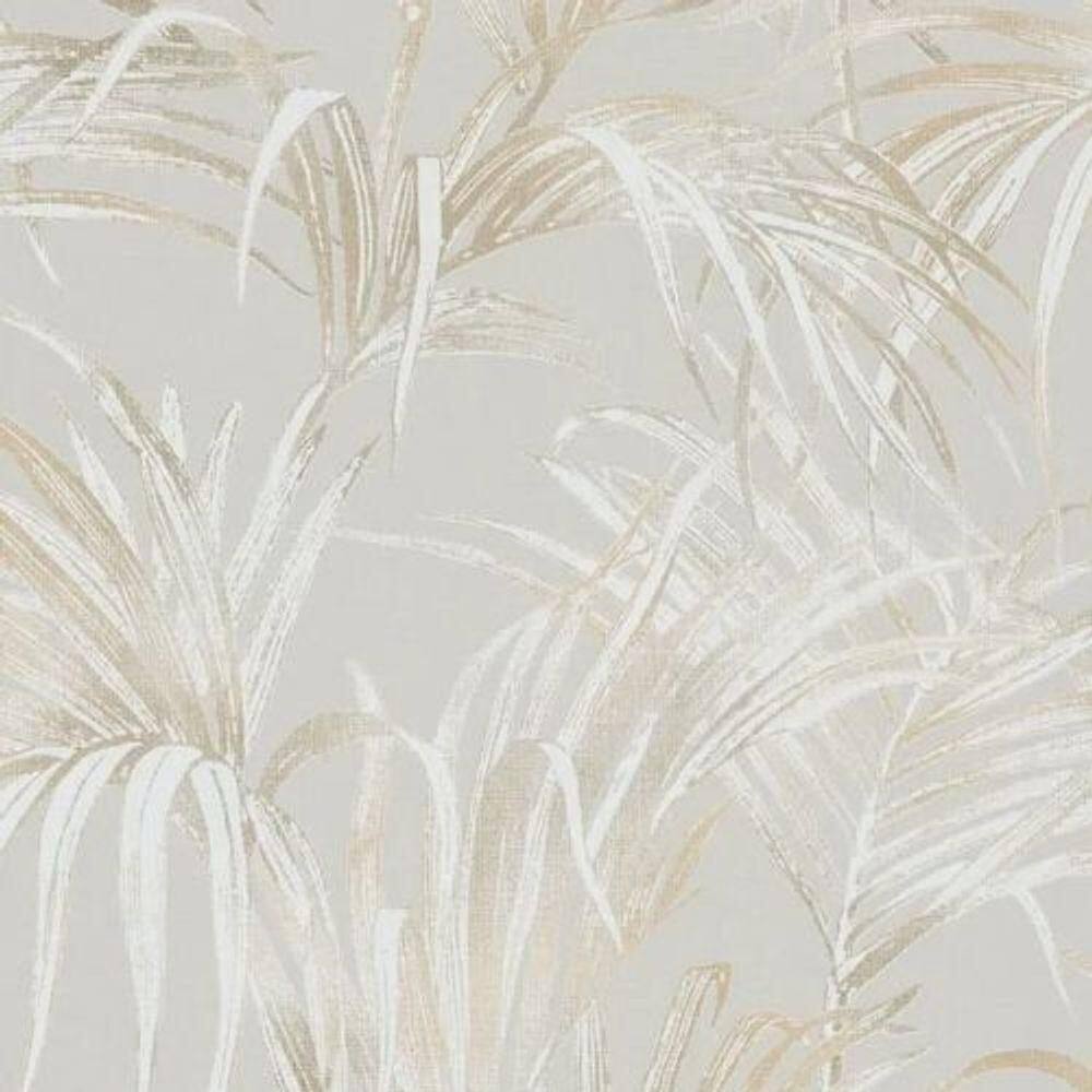 Papel De Parede Kylie Folhagem Bege 6835-20