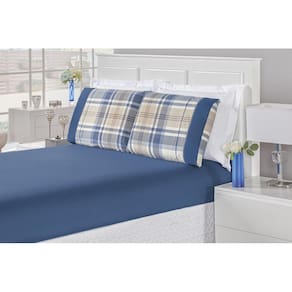 Jogo de Cama Naturalle Casal Solteiro 2 peças Azul