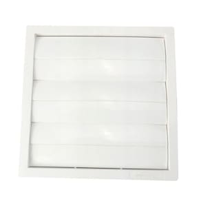 Grade Externa Para Saída De Ar Auto Fechante Exautor 150mm 6"