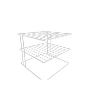 Organizador De Pratos Quadrado Branco