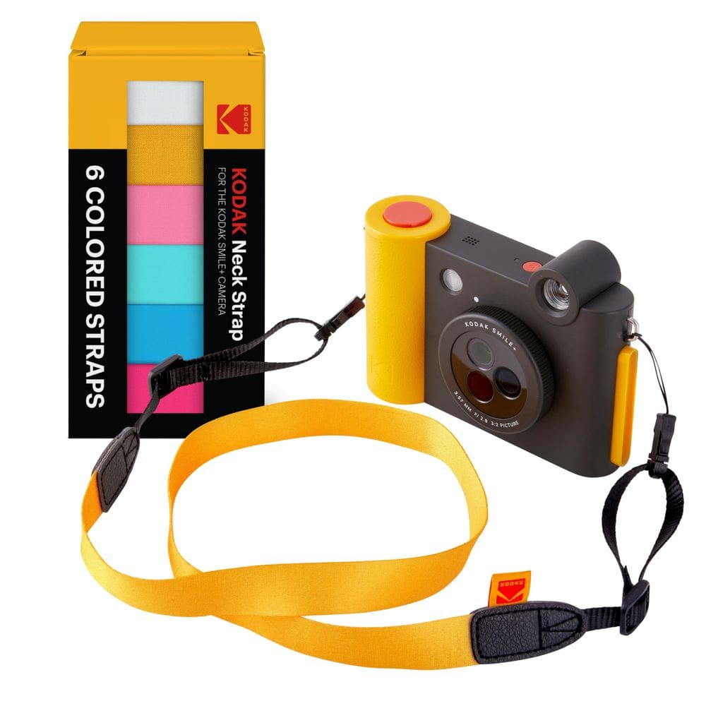 Alça de pescoço para câmera KODAK Deluxe confortável e removível