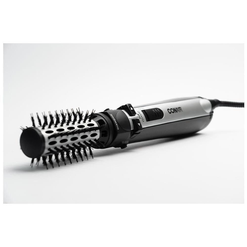 Escova Secadora Rotativa Diamond Rotating Conair e 900W Preto e Prata - 2735ABR