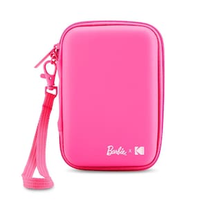 Estojo de transporte Kodak x Barbie EVA com alça removível rosa