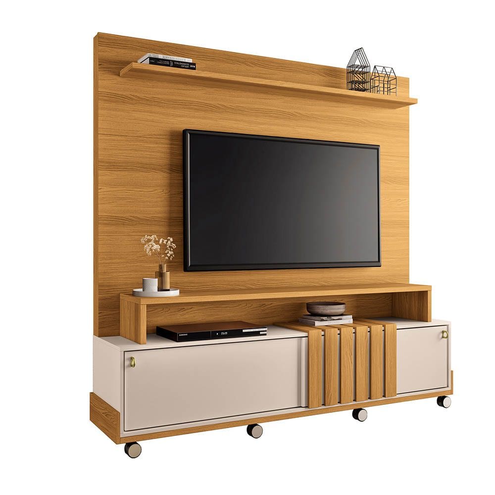 Estante de TV 65 Pol 180cm 2 Portas Helen H01 - D`Rossi