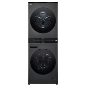 Lavadora e Secadora Elétrica LG Smart WashTower 14kg Black Inox com Inteligência Artificial AIDDDD