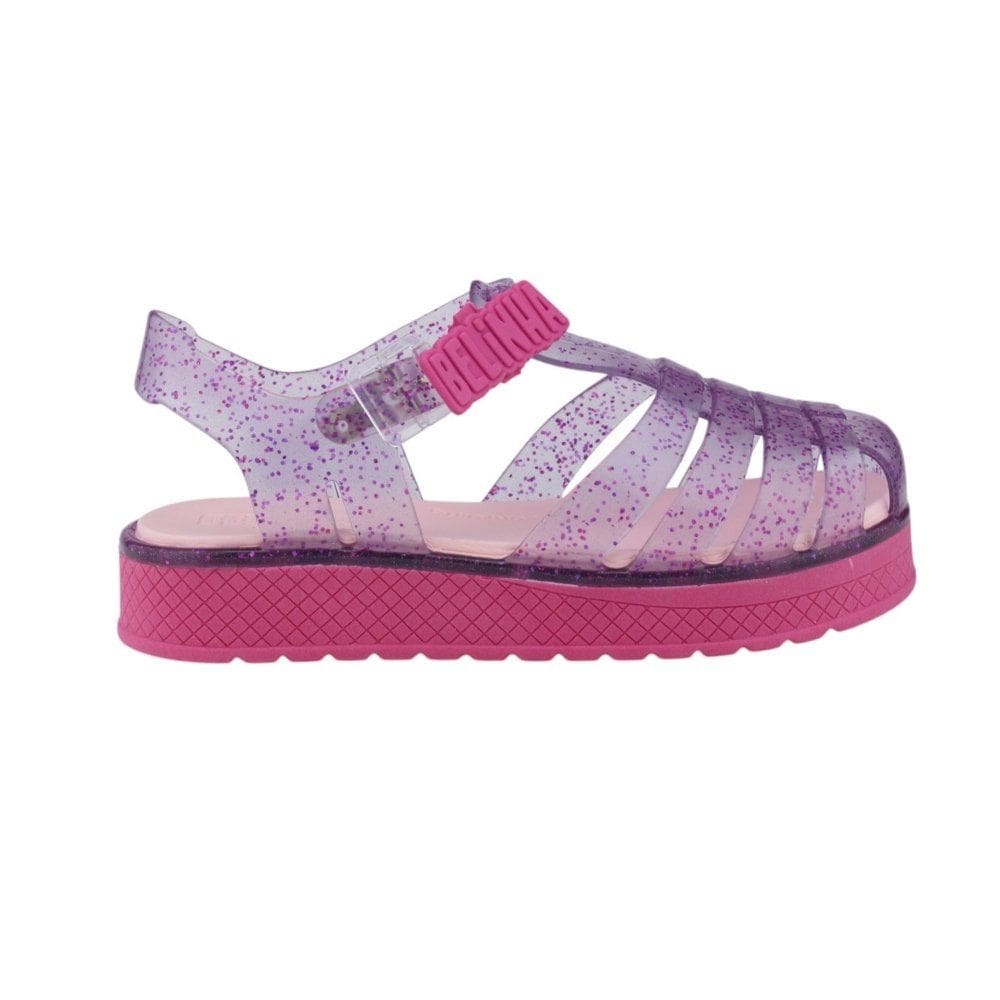 Sandália Menina Kidy Gloss Plataforma Belinha Glitter