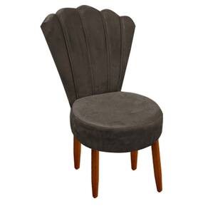 Conjunto 2 Cadeiras Estofadas Sala De Jantar Anna Suede Marrom