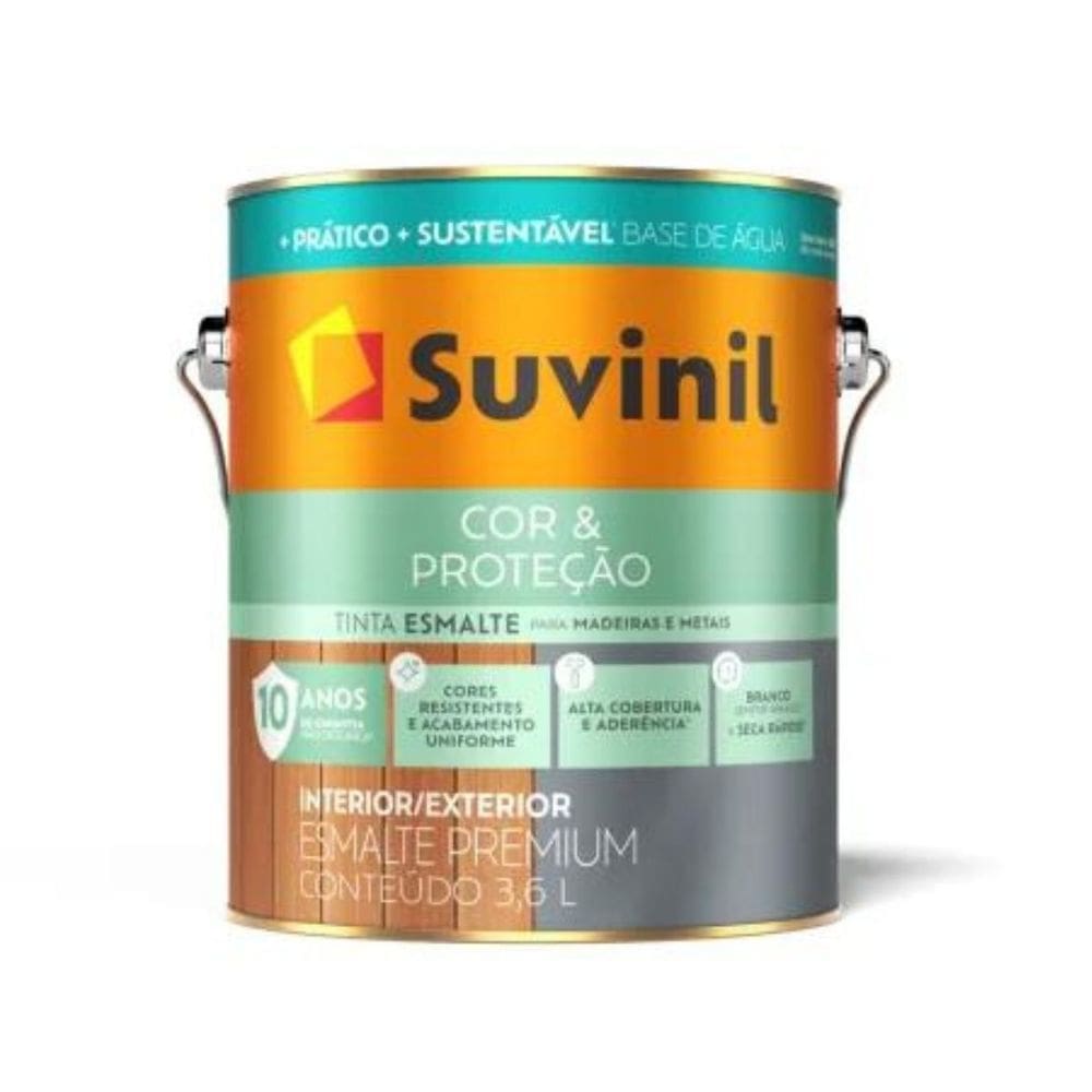 Esmalte Cor & Proteção Brilhante Tabaco 3,6l | Suvinil