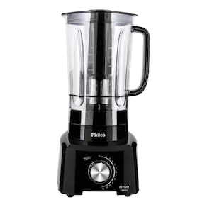 Liquidificador Philco PH900 Potência de 1200W 3 Litros Com 12 Velocidades e Modo Pulsar Preto 127V