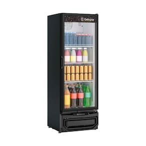 Refrigerador Vertical Gelopar Turmalina GPTU40 EL Preto 410L - 127v