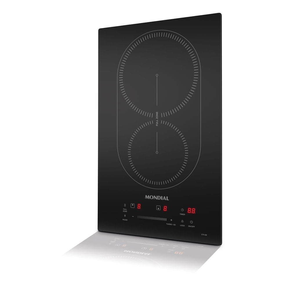 Cooktop por Indução 2 bocas Mondial Preto 3500W 220V CTI-02