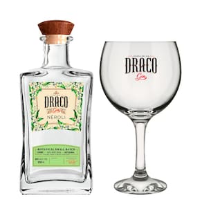 Gin Nacional Draco Néroli 750ml + Taça