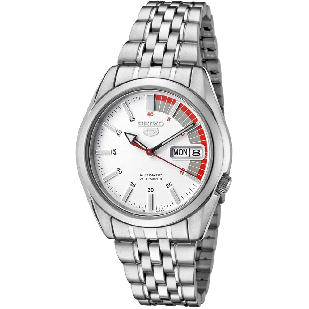 Relógio Seiko SNK369 para homens em aço inoxidável automático