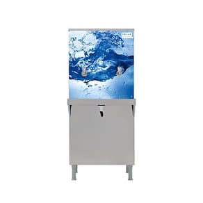 Bebedouro Purificador de Água Industrial C/compressor 50l Coluna Adesivado Blue Bebedouros