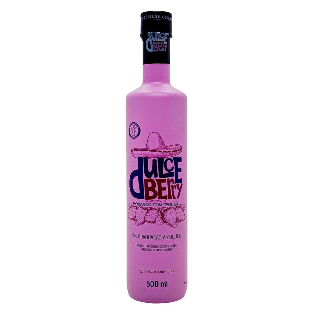Licor de Morango com Tequila Drikke Dulce Berry 500ml