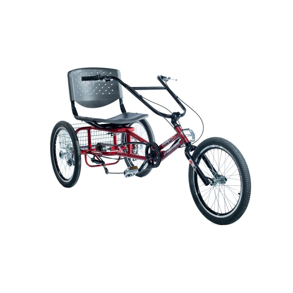 Triciclo Praiano 7 Marchas Vermelho - Dream Bike