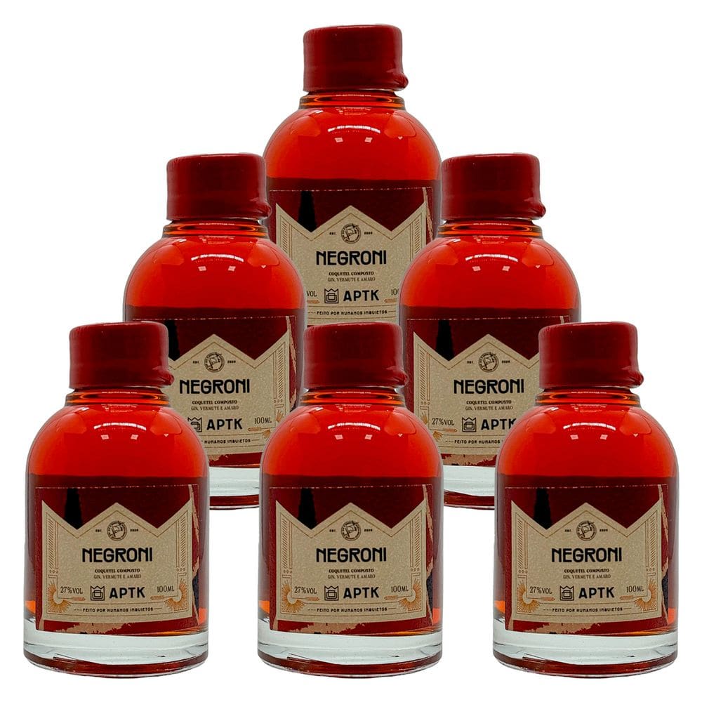 Miniatura Drink Negroni Classico APTK Spirits 100ml 6un