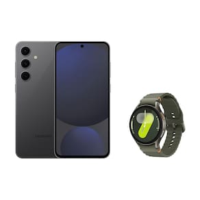 Celular Samsung Galaxy S24 FE (128GB) Grafite + Galaxy Watch7 BT 44mm - Verde