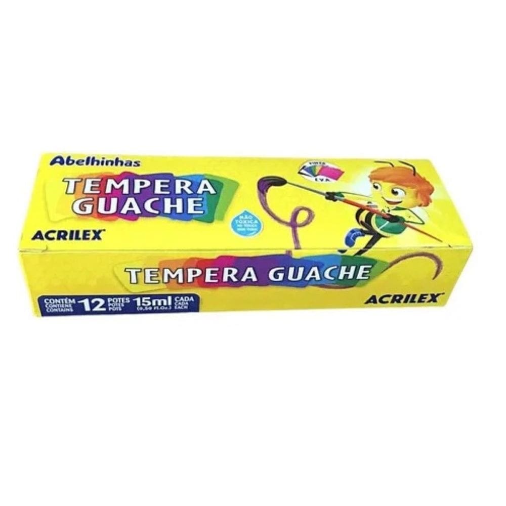 Tinta Guache 12 Potes 15ml Cada