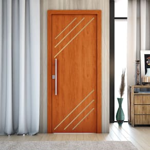 Porta De Madeira Frisada U.V 210cm x 70cm - R30K