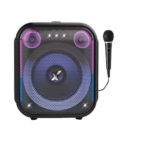 Caixa De Som Portátil  Amvox  Aca 410 Neon 410w Led Bluetooth-1 Mic
