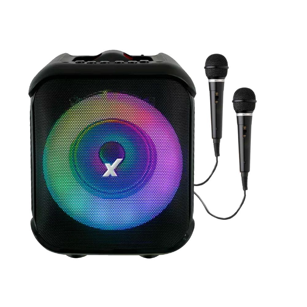 Caixa De Som Amplificada Amvox Aca 150Pop Bluetooth FM 150w- 2 Mic