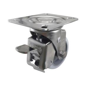 Rodizio Giratório 3" GLROA 312 NP 90 KG Nylon 117175 Rod-Car