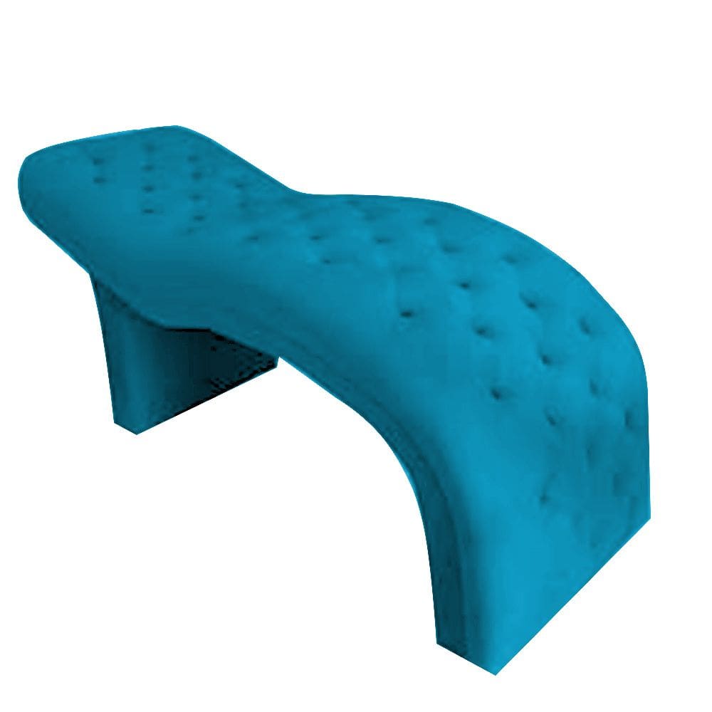 Maca Lany 180 Estética Estofada Design Cílios Sobrancelhas Turquesa Suede