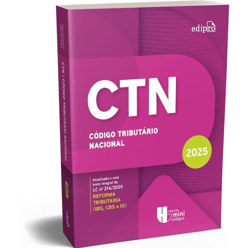 Código Tributário Nacional 2025 (1804)