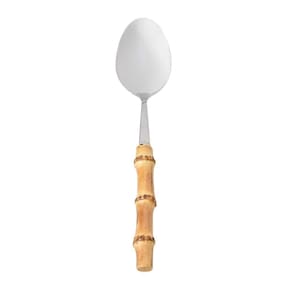 Colher De Arroz Bamboo Natural Em Aço Inox Kenya