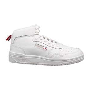 Tênis Coca Cola March Ray Leather Hi Masculino All White