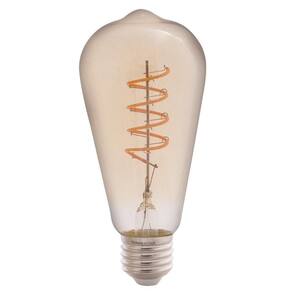 Lâmpada Led De Filamento Espiral Tramontina St64 4 W 2200 K Luz Amarela âmbar Tramontina