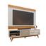 Rack com Painel para TV até 75 Pol 200x195cm Off White Freijó