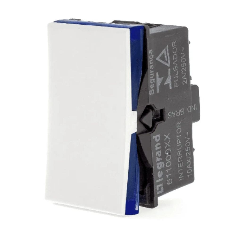 Interruptor Simples 10A 250V B.parafuso 1M Branca 611000BC