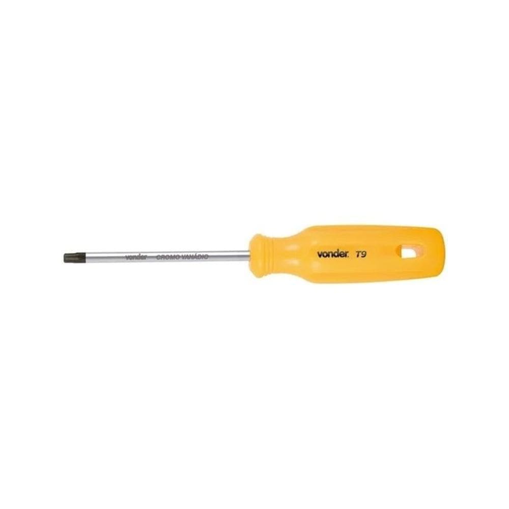Chave Torx Reta T09 Com Cabo/Vonder