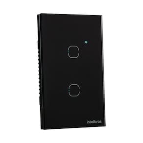 Interruptor SMART WI-FI Touch 2 Preto MIS 1002 4850060
