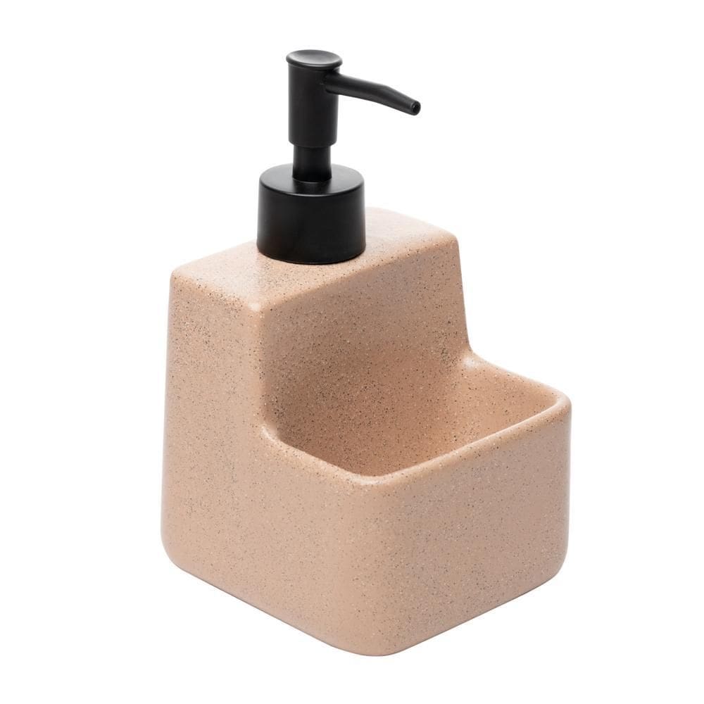 Porta Detergente Líquido c/ Suporte para Esponja Nude 360ml